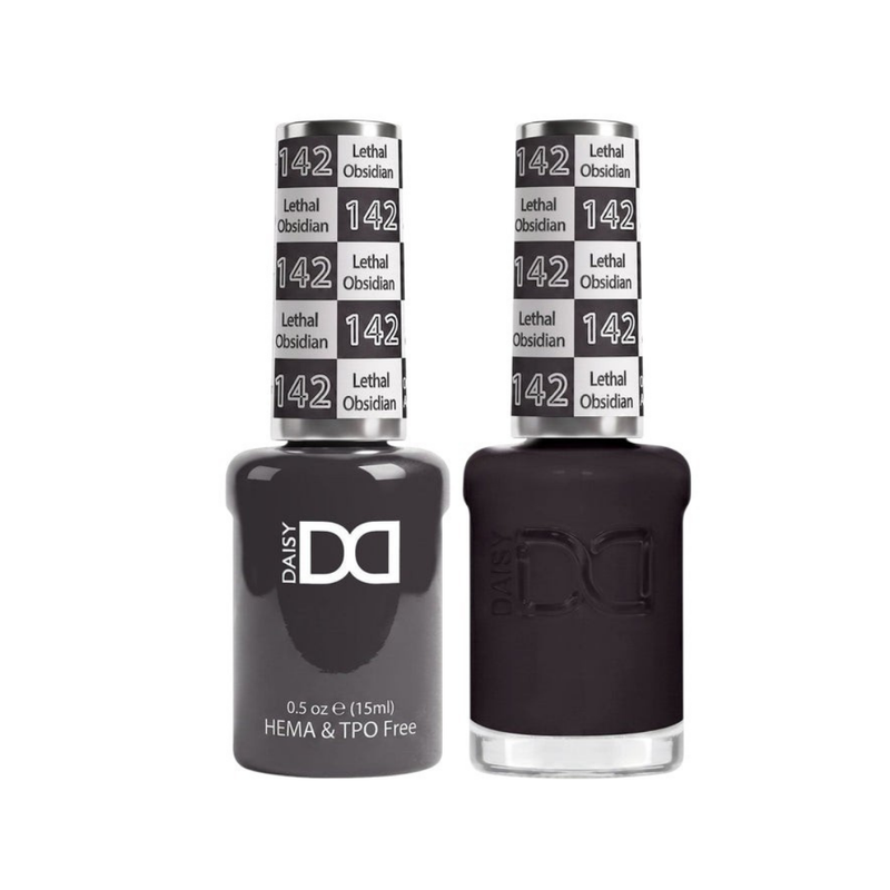 DND Lethal Obsidian #DND142 - HEMA Free & TPO Free Gel & Lacquer