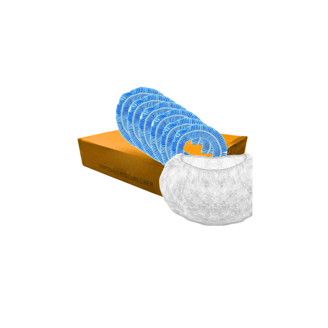 Nail Supplies Toronto - Disposable pedicure liners in a box for salons and beauty professionals.