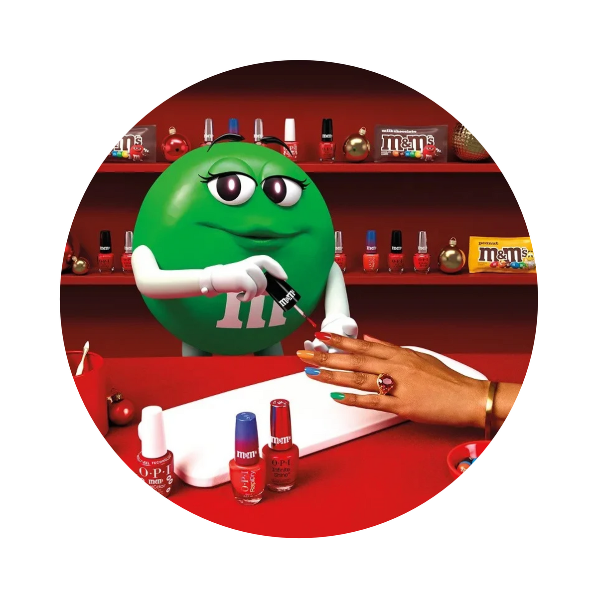 OPI x M&Ms Holiday 2026 Collection