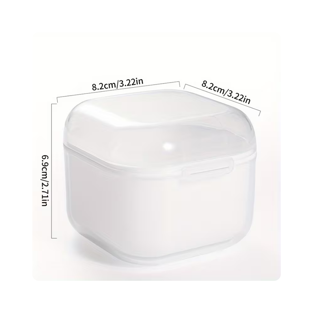 Nail Tool Sterilizing Container Square Pink