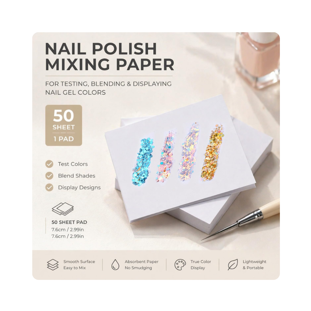 Disposable Gel Polish Mixing Palette Paper {Pack of 50}