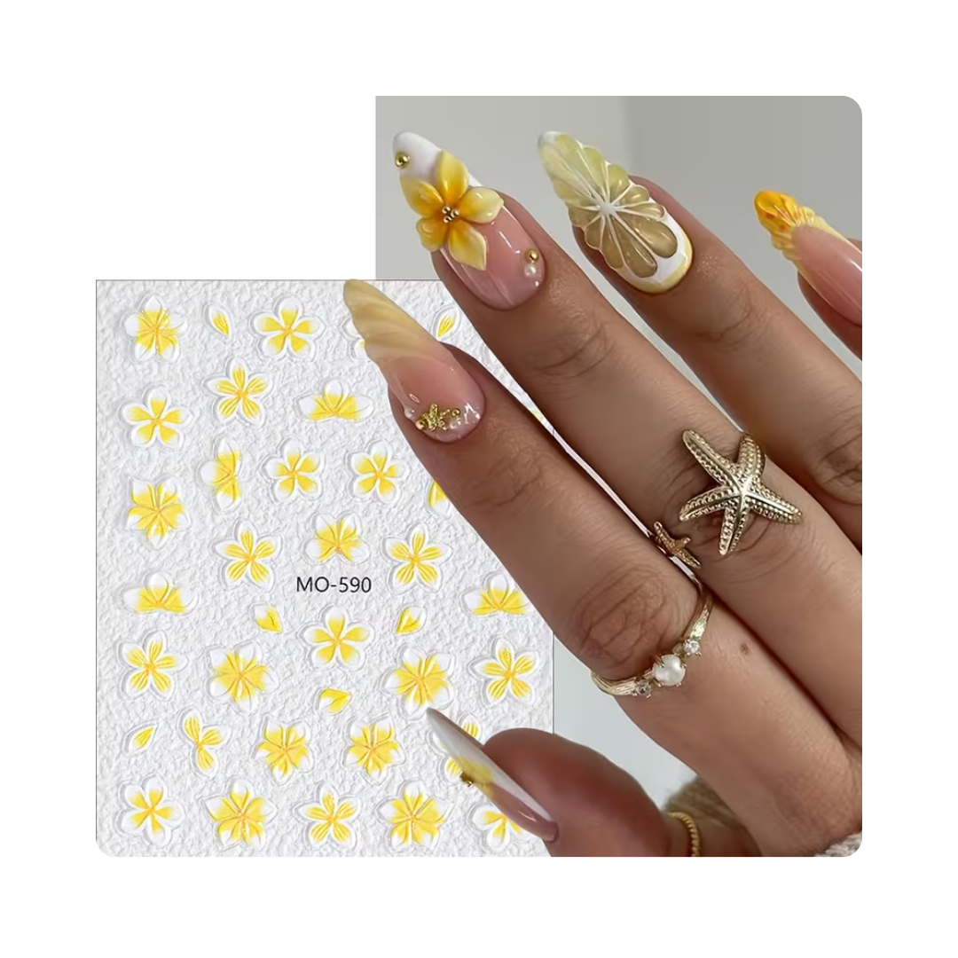 5D Nail Art Sticker #MO-590