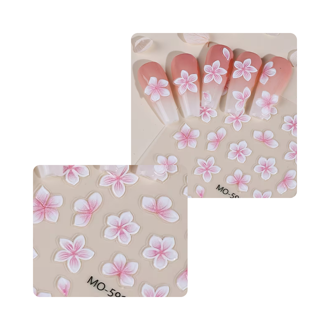 5D Nail Art Sticker #MO-591