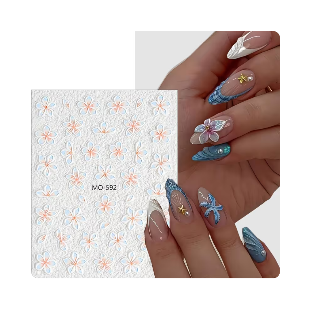 5D Nail Art Sticker #MO-592