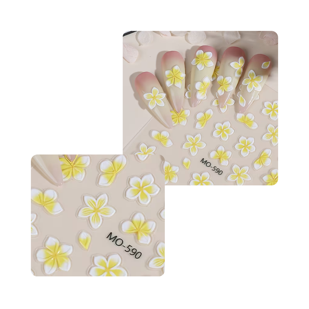 5D Nail Art Sticker #MO-590