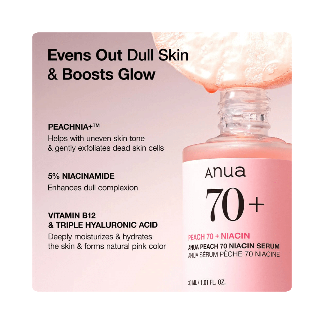 Anua Peach 70 Niacin Serum 30mL