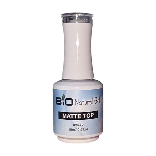 Bio Natural No Wipe Matte Top Coat 15mL - Gel Polish