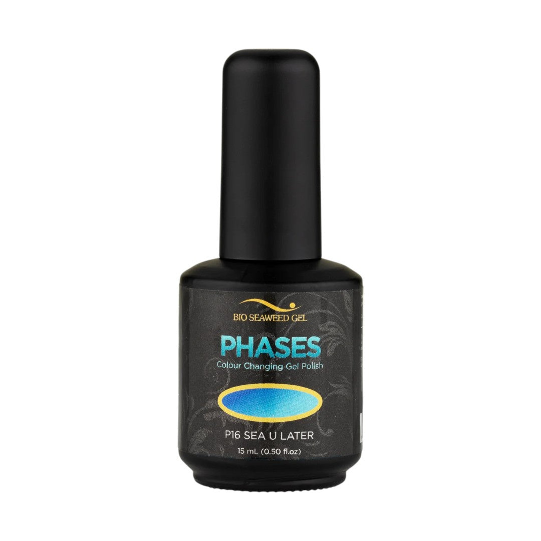 Bio Seaweed Gel - Colour Changing Gel 15mL #P16 Sea U Later - Gel Polish