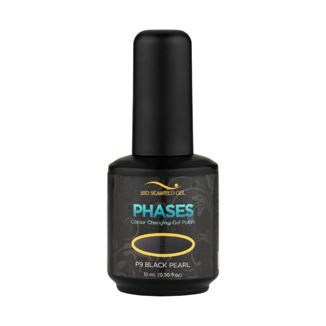 Bio Seaweed Gel - Colour Changing Gel 15mL #P9 Black Pearl - Gel Polish