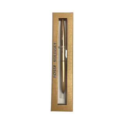 Bossy Premium Kolinsky Acrylic Brush Gold