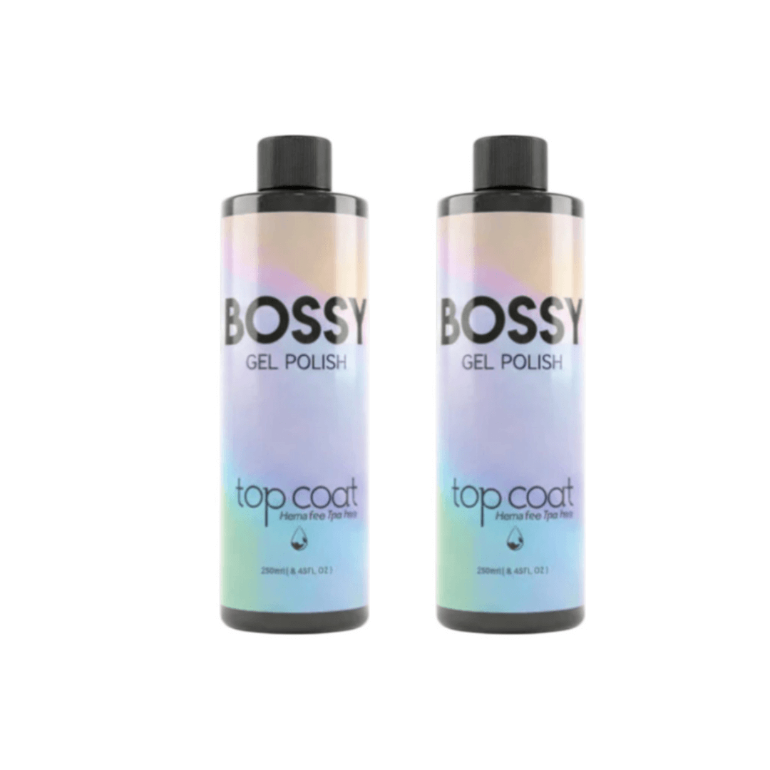Bossy Gel No Wipe Top Coat - HEMA/TPO Free - 3 Nail Mall Beauty Supply