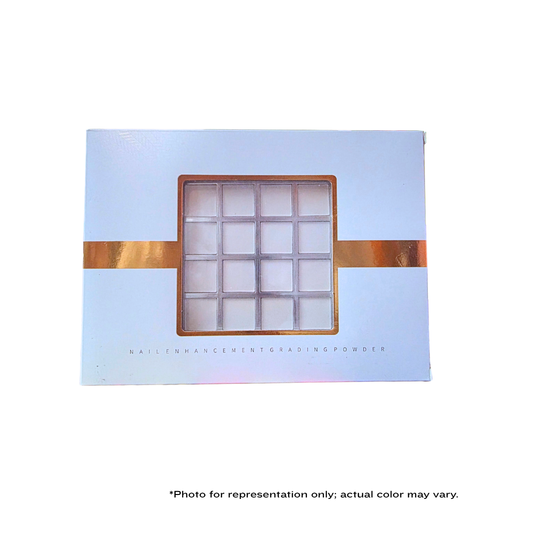 CANVI Solid Powder Ombre Palette 16Slots - White