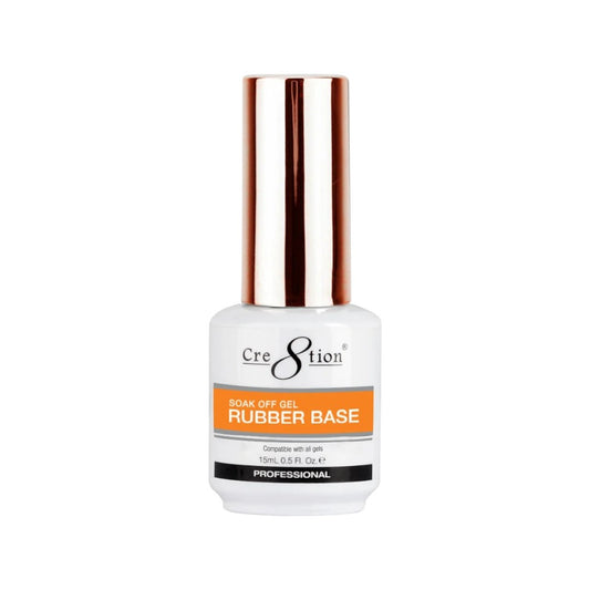 Cre8tion Rubber Base Coat 15mL - Gel Polish