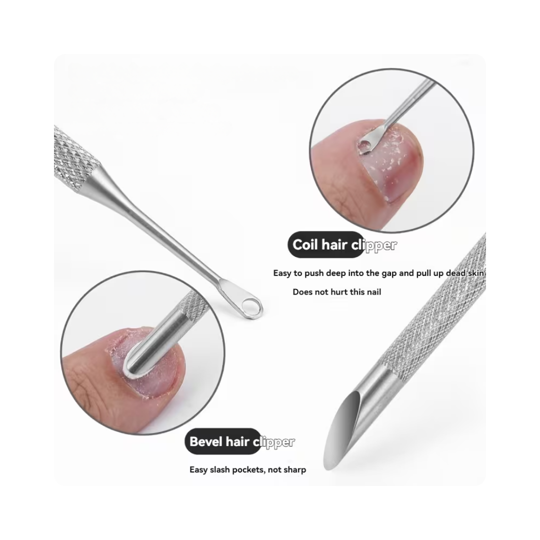 Cuticle Pusher Double-Sided Kit Russian Style