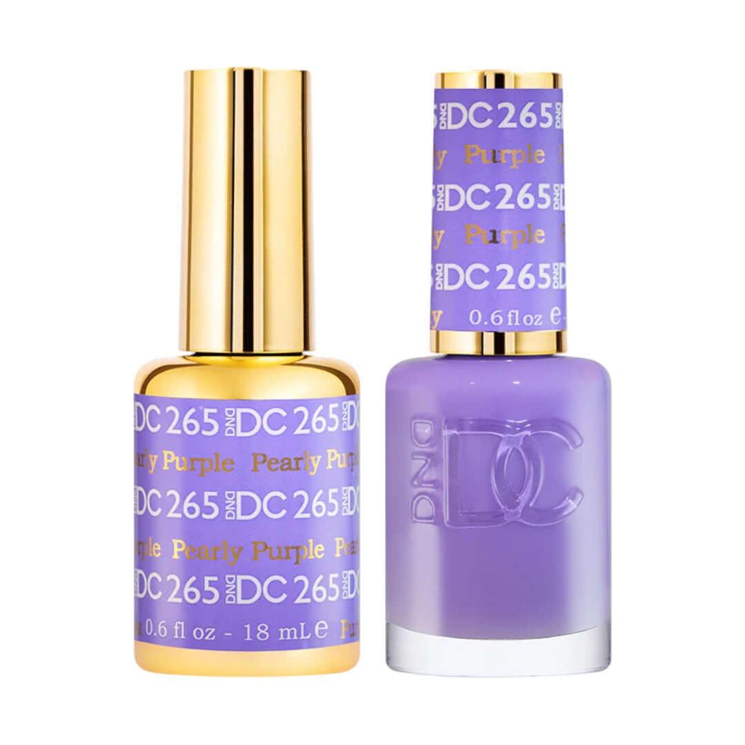 DND-DC DC265 Pearly Purple Combo|Nail Mall Beauty Supply