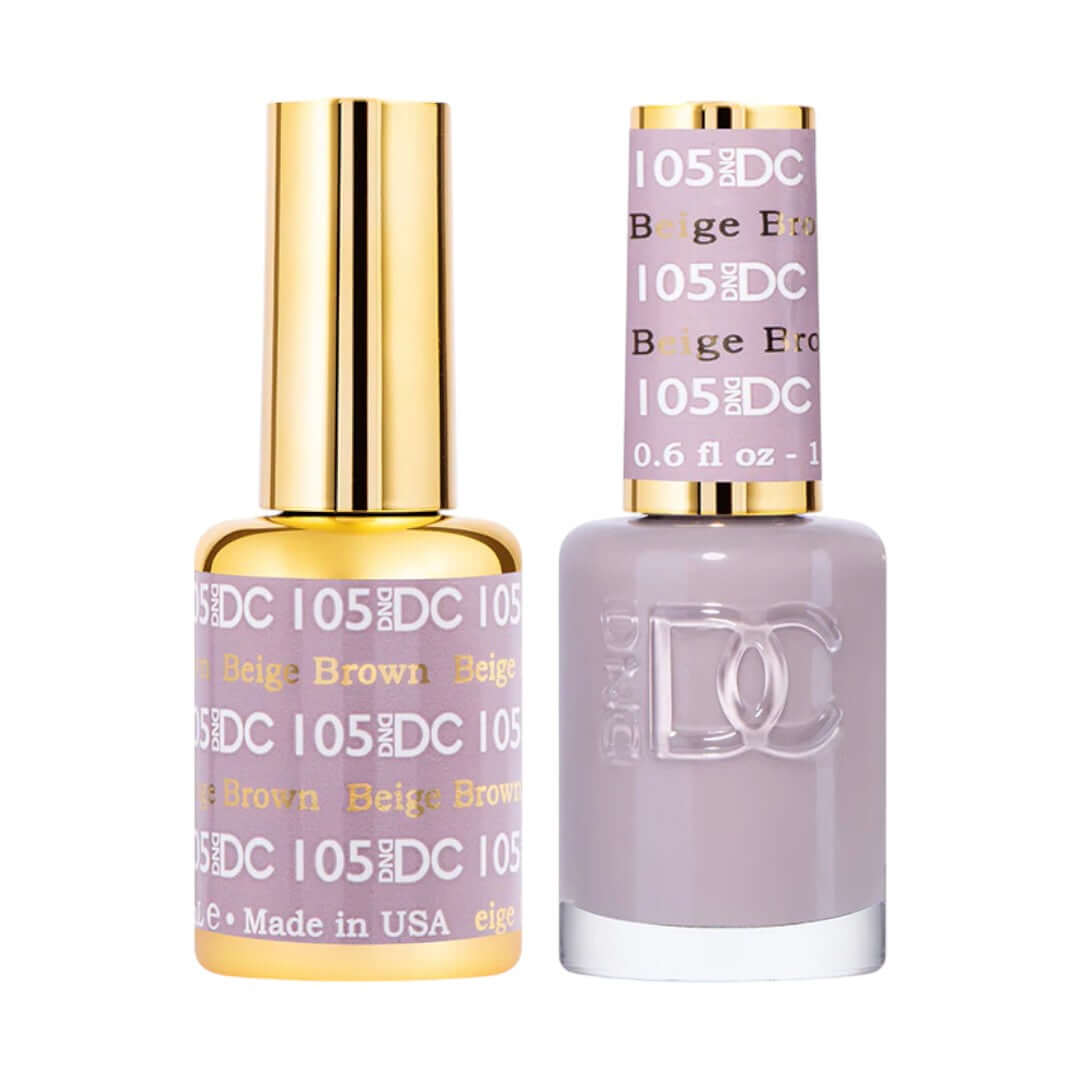 DND-DC DC105 Beige Brown Combo|Nail Mall Beauty Supply