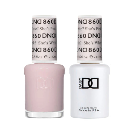 DND-DND#860 She’S White? She’S Pink? Combo|Nail Mall Beauty Supply