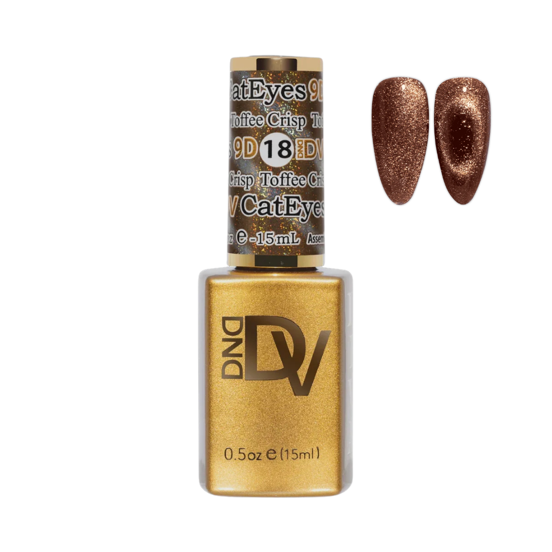 DND-Diva 9D Cat Eye Toffee Crisp #18