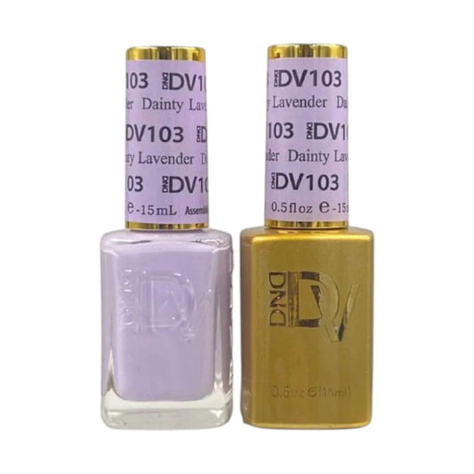 DND-Diva DV103 Dainty Lavender Combo| DND Gel Canada