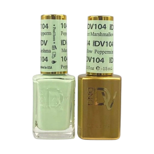 DND-Diva DV104 Peppermint Marshmallow Combo| DND Gel Canada