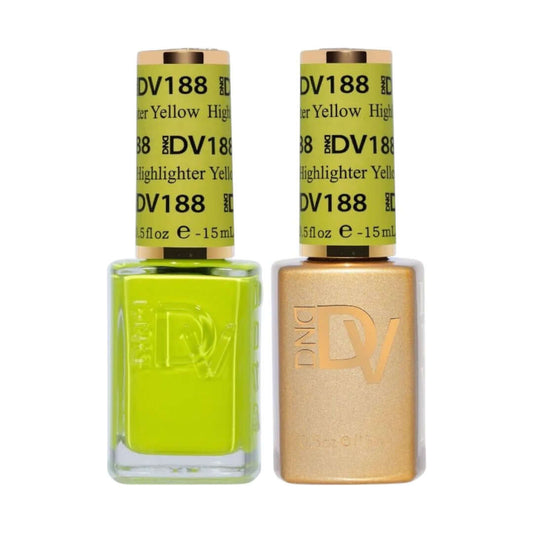 DND-Diva DV188 Highlighter Yellow Combo| DND Gel Canada