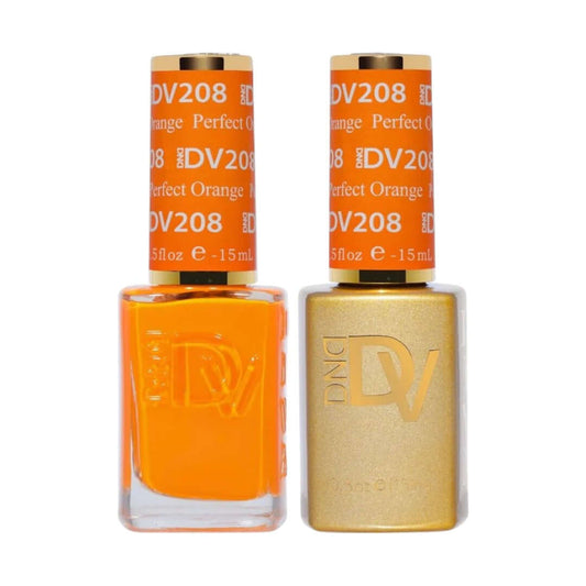 DND-Diva DV208 Perfect Orange Combo| DND Gel Canada