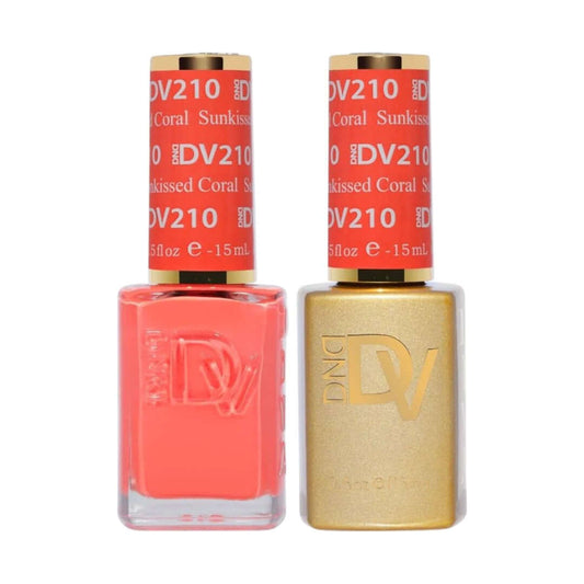 DND-Diva DV210 Sunkissed Coral Combo| DND Gel Canada