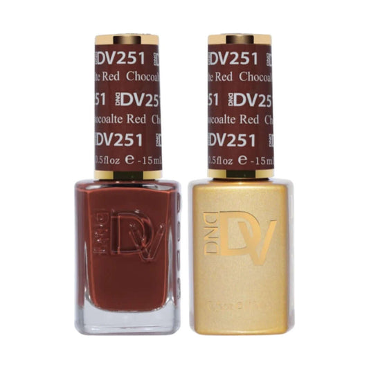 DND-Diva DV251 Chocolate Red Combo| DND Gel Canada