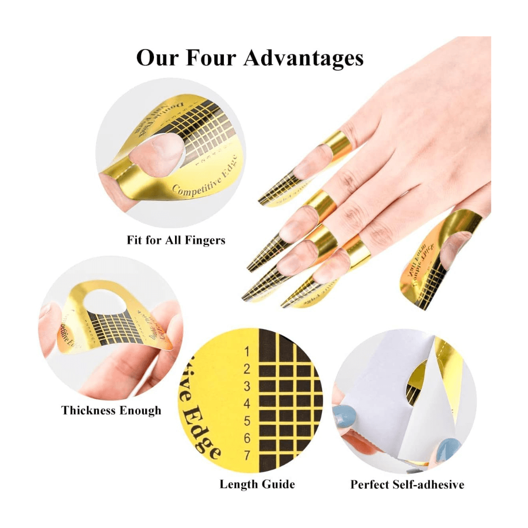 Double Thick Nail Form 100pcs