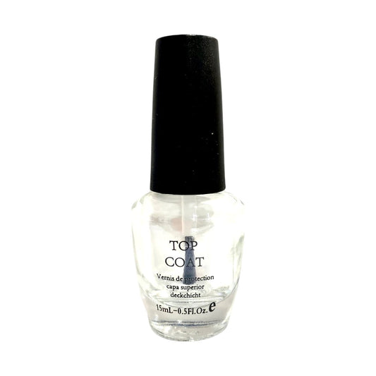 Empty Nail Polish Bottle Top Coat