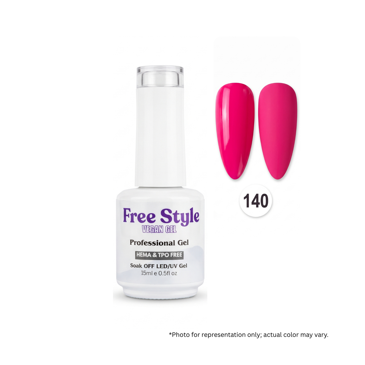 FreeStyle Gel Polish #FS140 - HEMA & TPO Free Gel