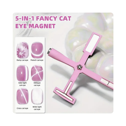 Free Style 5in1 Nail Magnet for Cat Eye - Pink