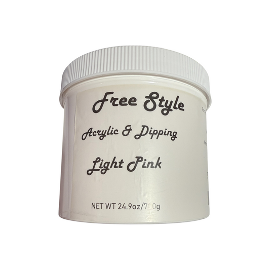 Free Style Acrylic & Dipping Powder 24oz Light Pink