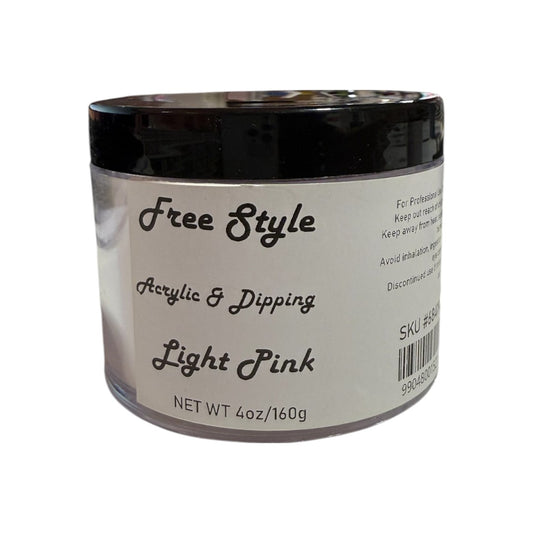 Free Style Acrylic & Dipping Powder 4oz Light Pink