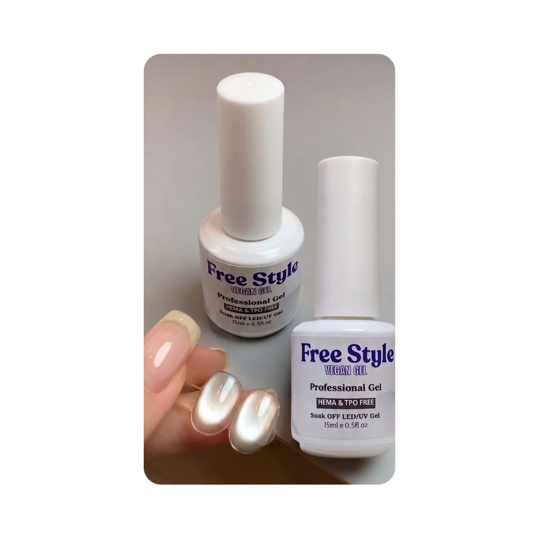 FreeStyle Cat Eye Gel Polish #FSCE512- Super Clear