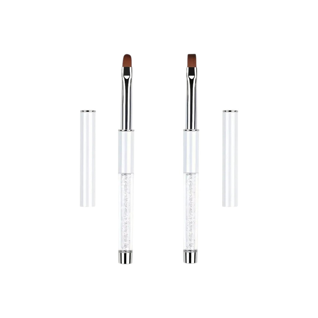 Free Style Deluxe Gel Brush Crystal Handle