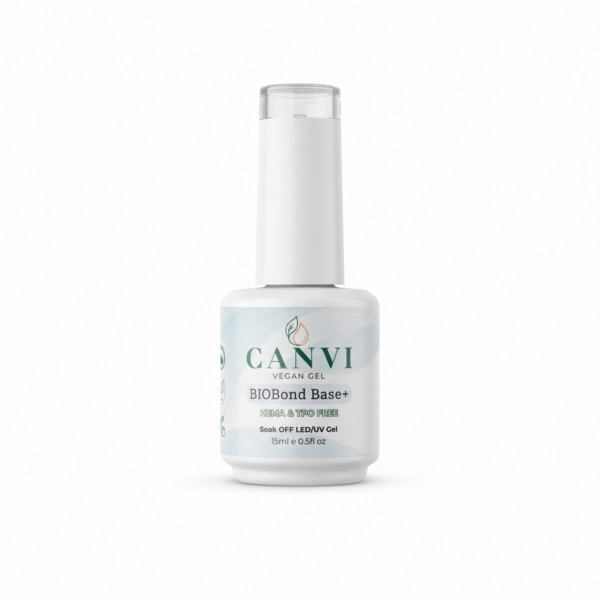 CANVI BIOBond Base+ HEMA & TPO Free Vegan Soak Off LED/UV Gel Polish 15ml