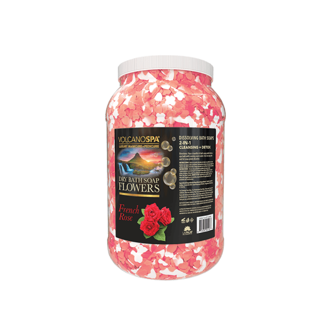 La Palm Volcano Spa Dry Bath Soap Flower {Case of 4}