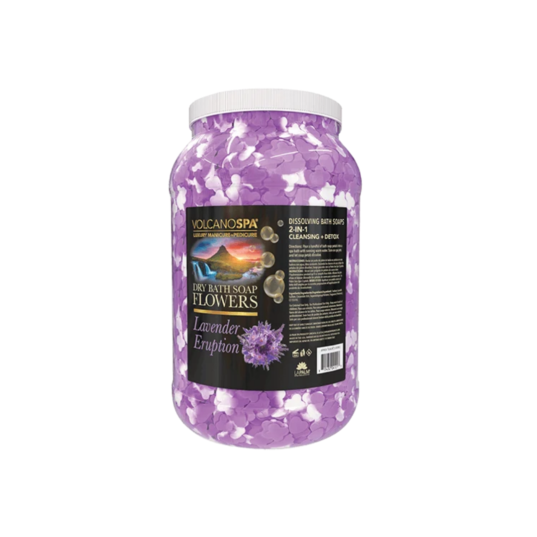 La Palm Volcano Spa Dry Bath Soap Flower {Case of 4}