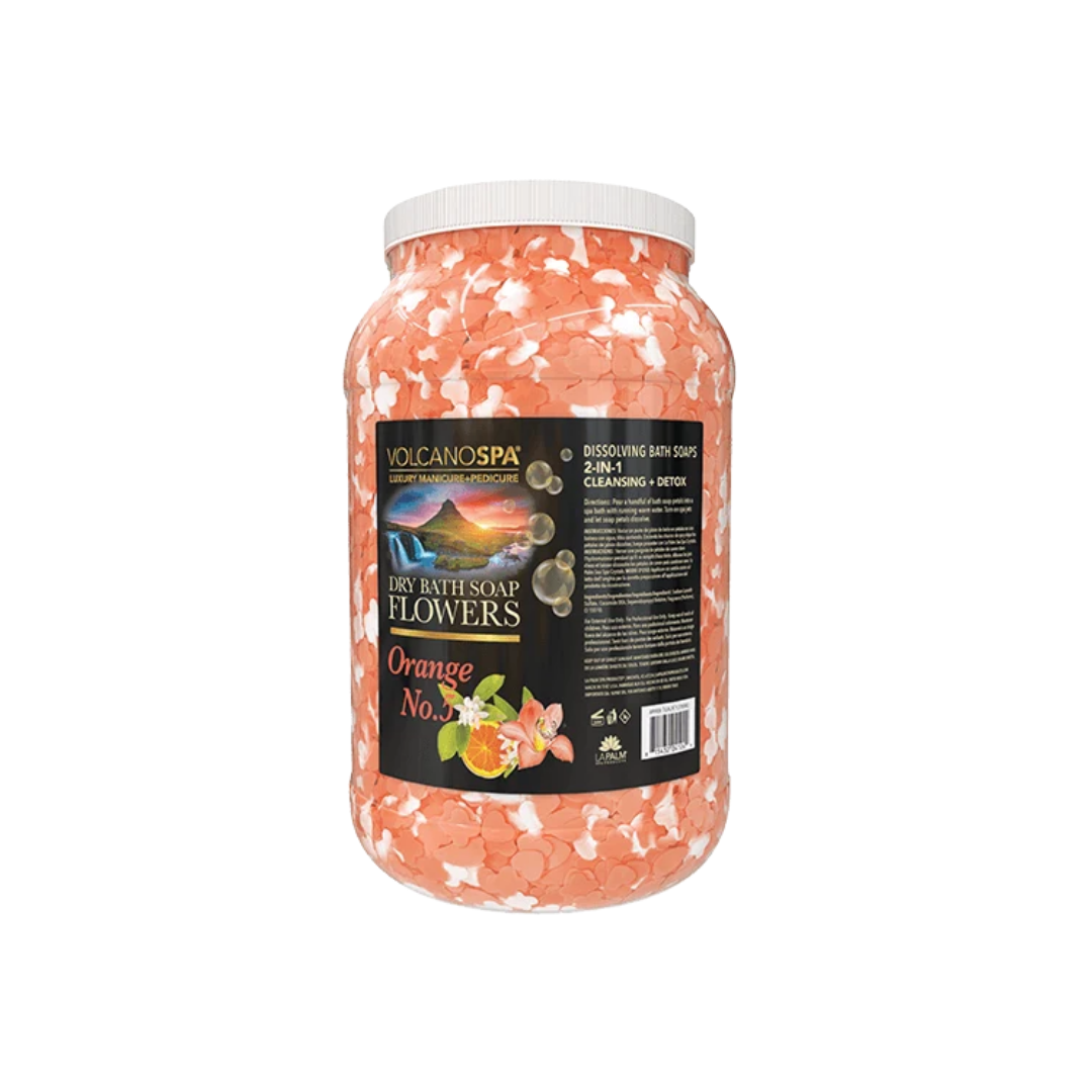 La Palm Volcano Spa Dry Bath Soap Flower {Case of 4}