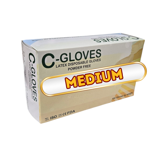 Disposable Latex Gloves {Case of 10}