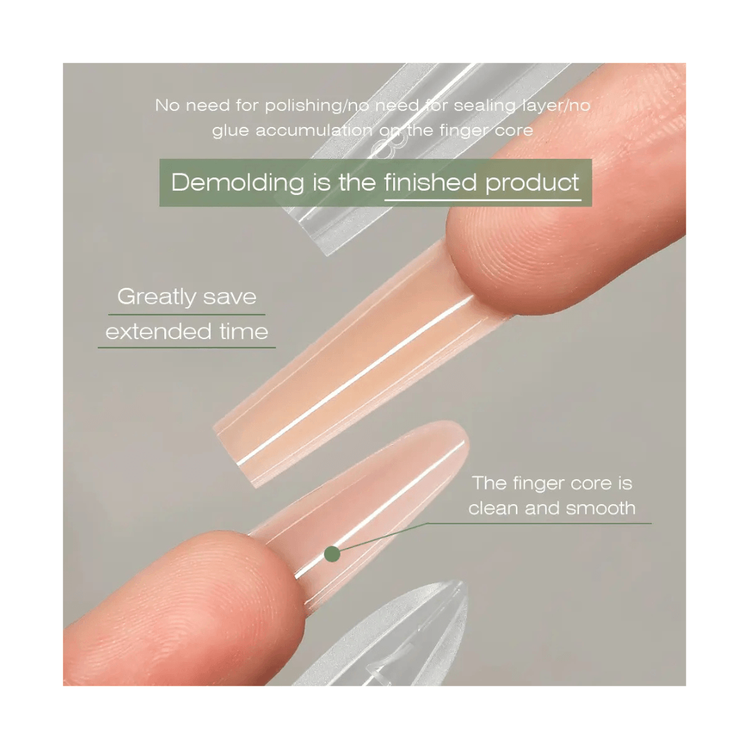 Mr Nail Sandwich Nail Extension - Dual Forms # W557 (240pcs) - 4 Nail Mall Beauty Supply