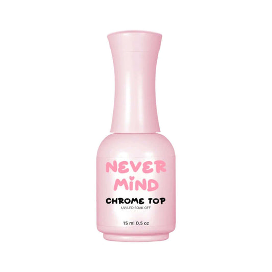 Nevermind Chrome Top Coat No Wipe 15mL - Gel Polish