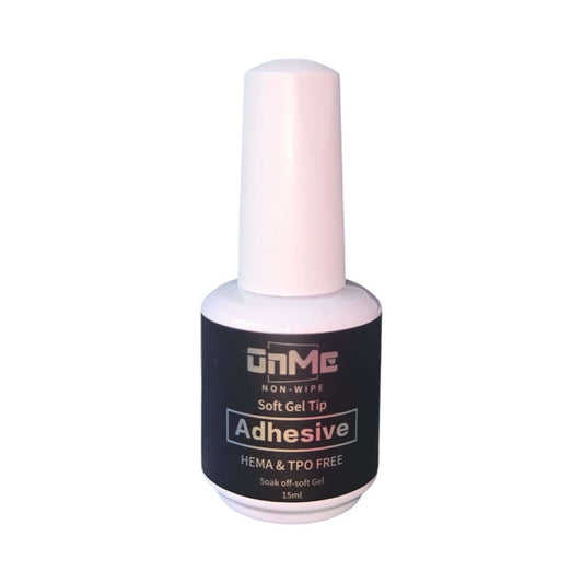 OnMe Soft Gel Tip Adhesive 15mL - HEMA Free & TPO Free | Nail Mall Beauty Supply
