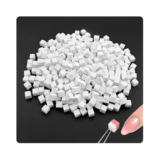 Mini Nail Sponges White {Pack of 200}