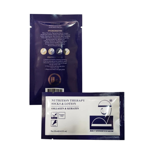 Red  Nutrition Therapy Socks & Lotion