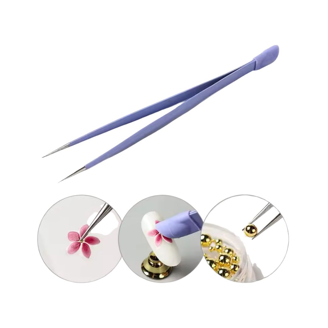 Tweezers with Silicone Head