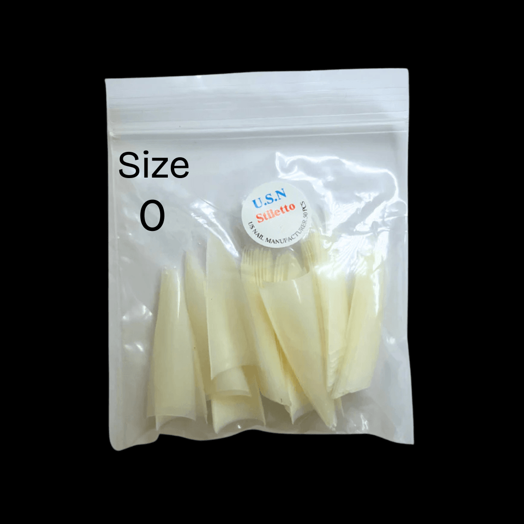 USN Natural Refill Tips {Pack of 50pcs} - Stiletto