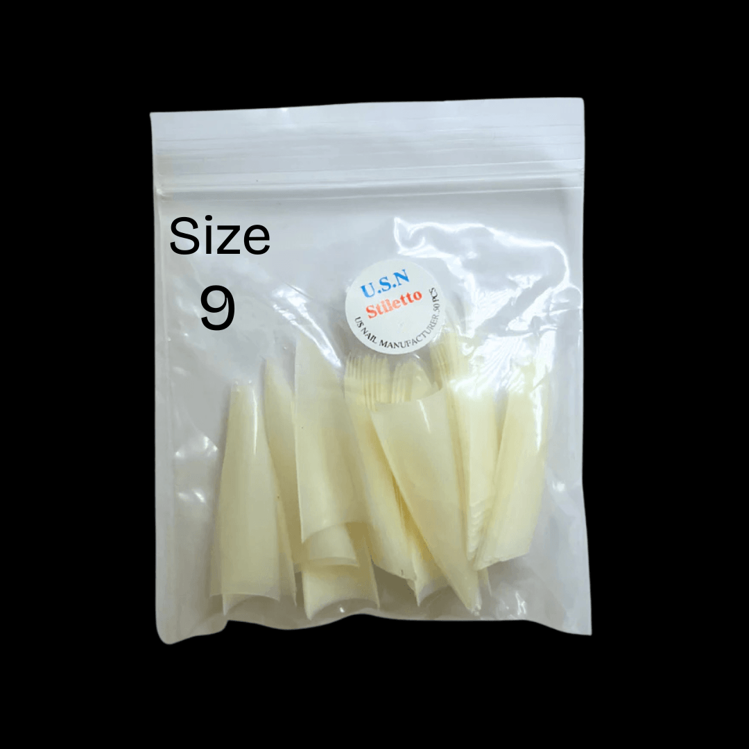 USN Natural Refill Tips {Pack of 50pcs} - Stiletto