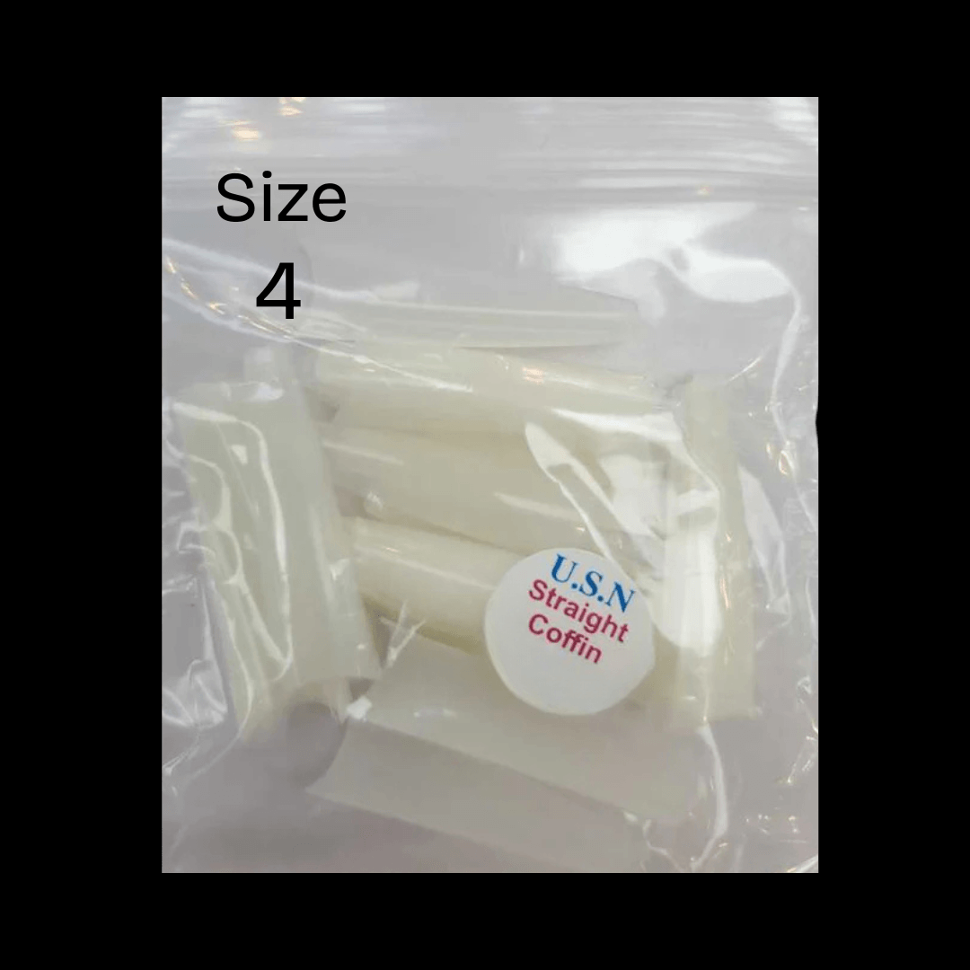 USN Natural Refill Tips {Pack of 50pcs} - Straight Coffin